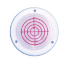 Dosenlibelle aus Acrylglas zum Aufschrauben 34mm Libelle